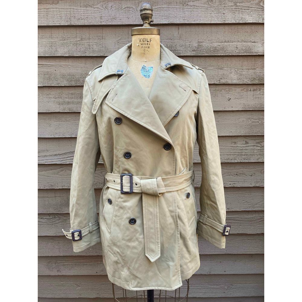 Banana Republic Womens Trench Coat Sz Small w/ zip out lining Tan NWT